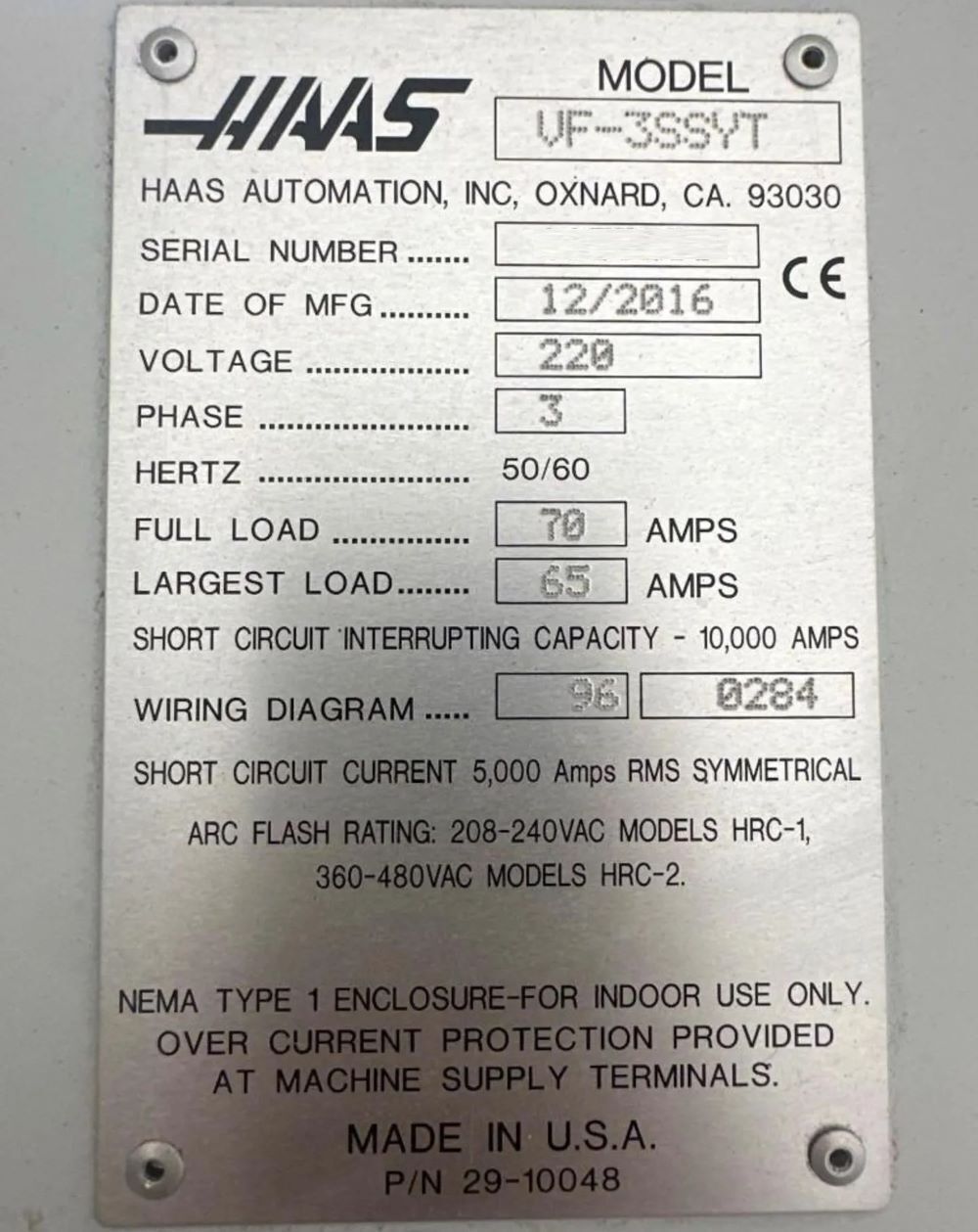 Haas VF-3SSYT CNC Vertical Machining Center - 12,000 RPM, Y Axis Extended Travel Mill 14