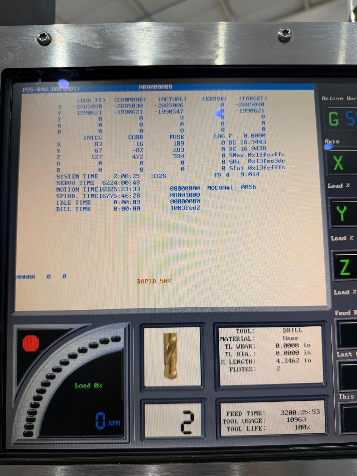 Haas VF-5/40 CNC Vertical Machining Center - 10,000 RPM, 4th Axis Ready Mill 4
