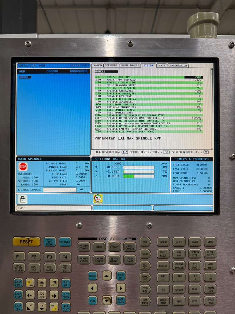 Haas VF-6/50 CNC Vertical Machining Center - 4th Axis Ready 50 Taper Mill 8