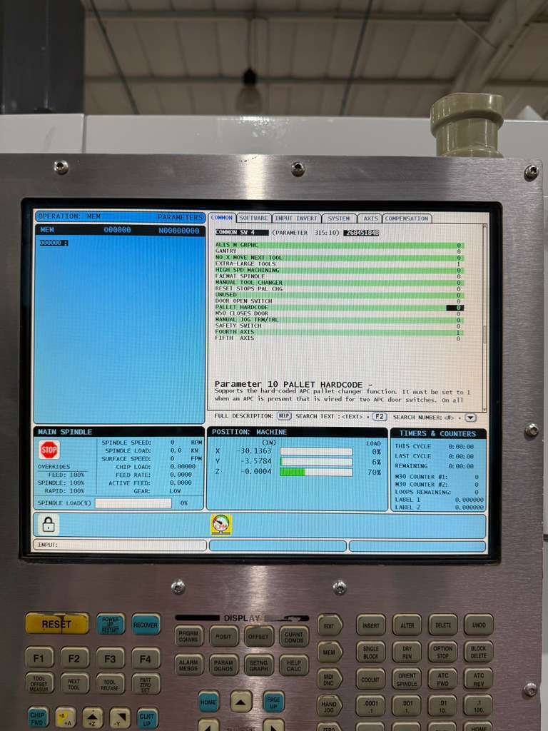Haas VF-6/50 CNC Vertical Machining Center - 4th Axis Ready 50 Taper Mill 11