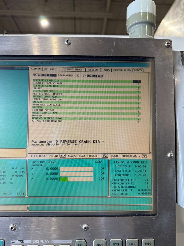 Haas VF-7/40 CNC Vertical Machining Center - 4th Axis Ready Mill 9