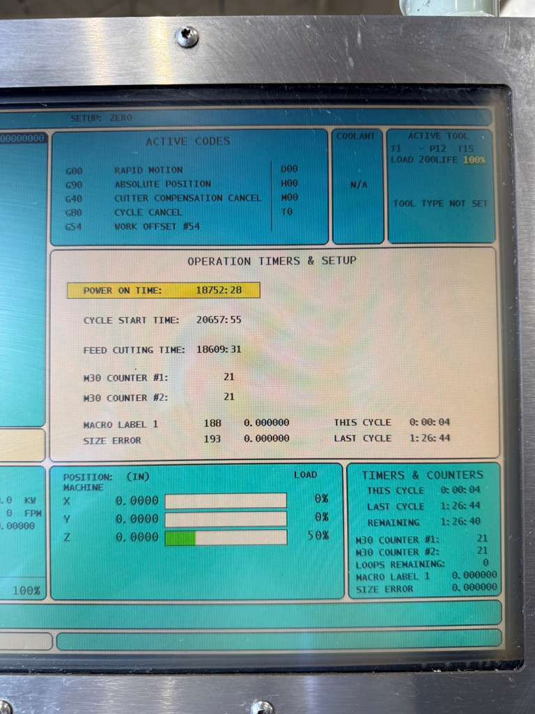 Haas VF-7/40 CNC Vertical Machining Center - 4th Axis Ready Mill 4