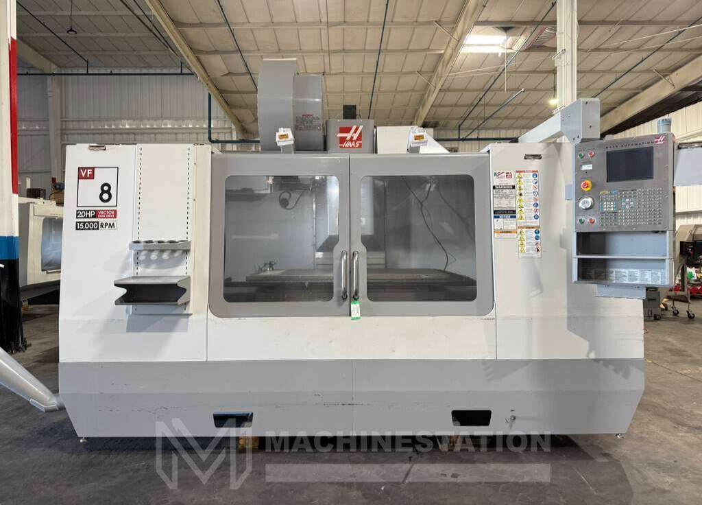 Haas VF-8D/40 CNC Vertical Machining Center -15,000 RPM 4th Axis Ready Mill 1