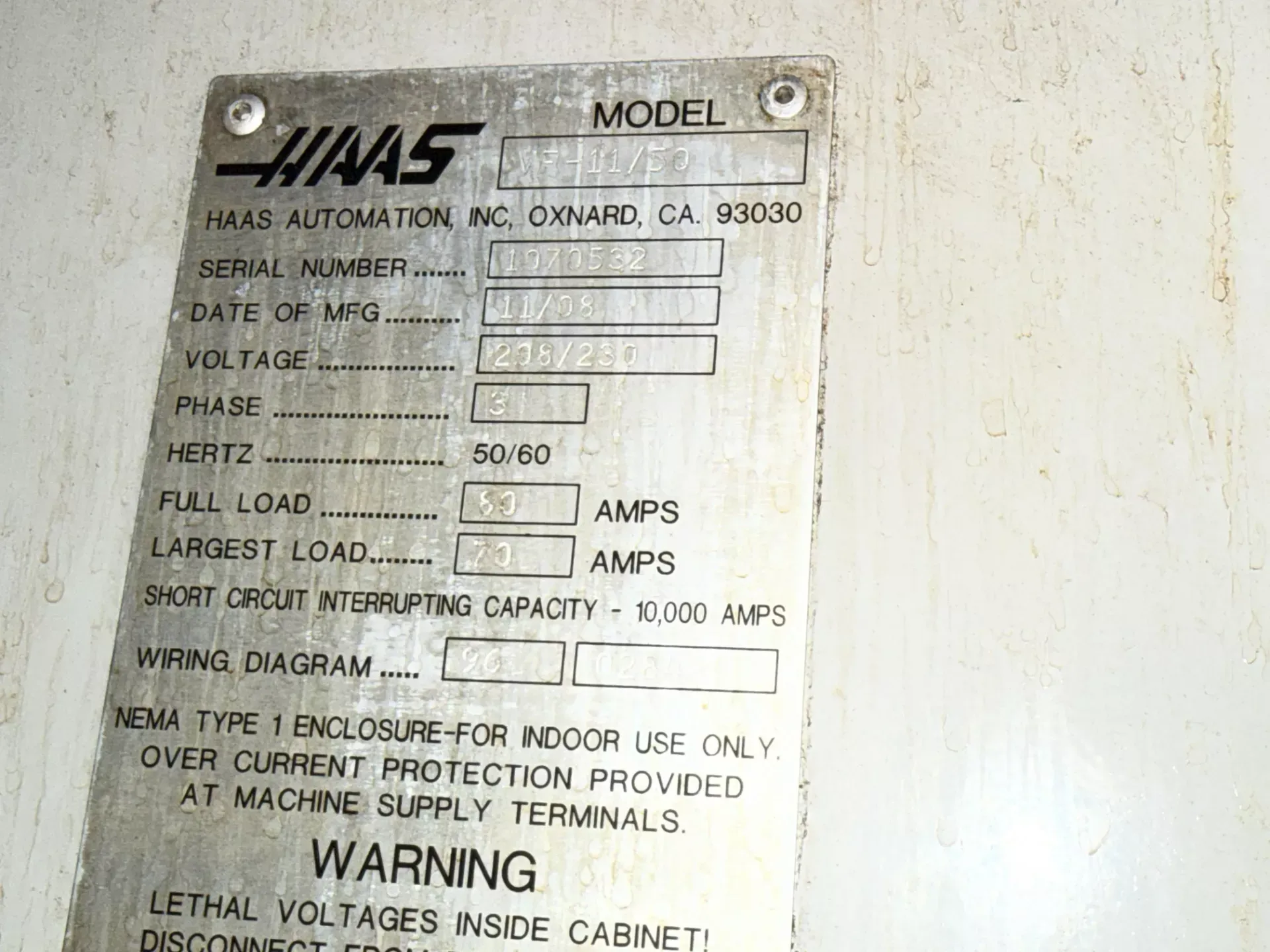 HAAS VF-11/50 CNC Vertical Machining Centers 22
