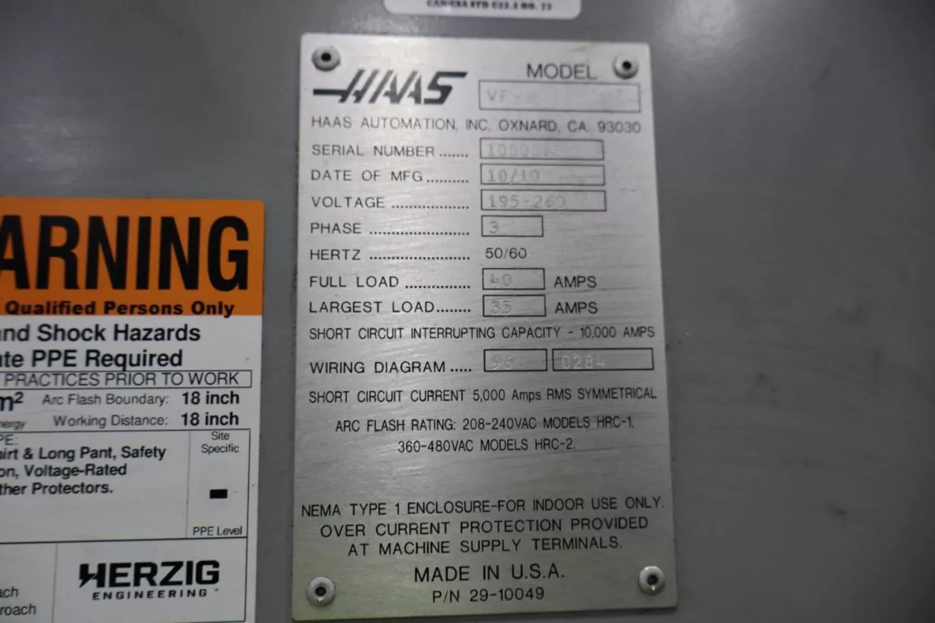 HAAS VF-1 CNC Vertical Machining Centers 1