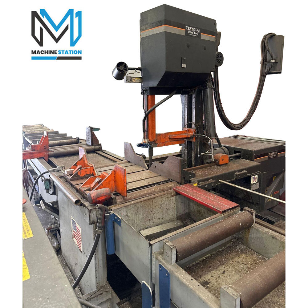 HEM V100HLA-3 Tilt Frame Vertical Band Saw 4