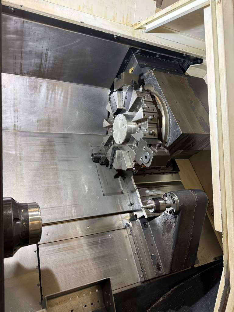 Hyundai WIA L210A CNC Turning Center - Bar Feeder Lathe 7