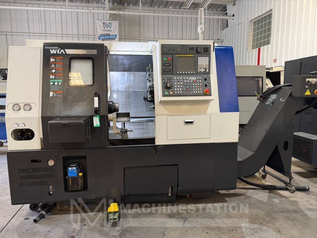 Hyundai WIA L210A CNC Turning Center - Bar Feeder Lathe 1