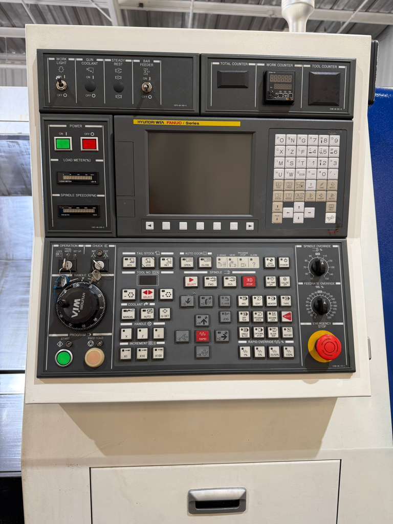 Hyundai WIA L210A CNC Turning Center - Bar Feeder Lathe 5