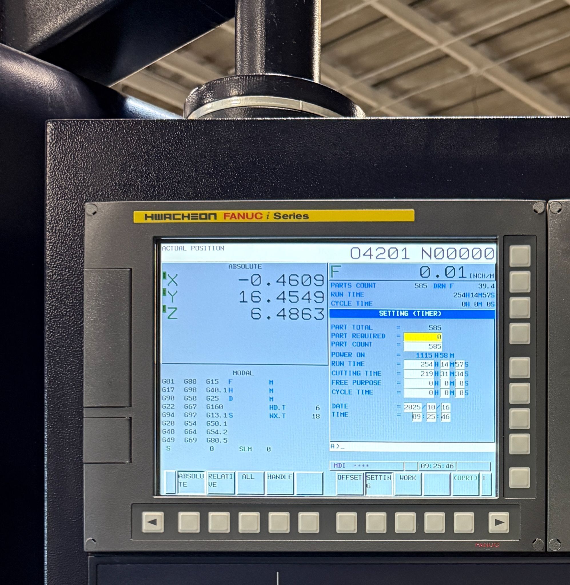 Hwacheon Vesta 1000+ CNC Vertical Machining Center -12,000 RPM 2019 Mill 6