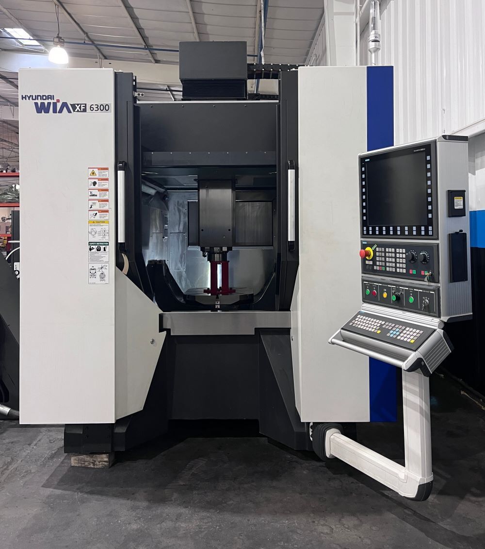 Hyundai Wia XF6300 5 Axis CNC Vertical Machining Center 0