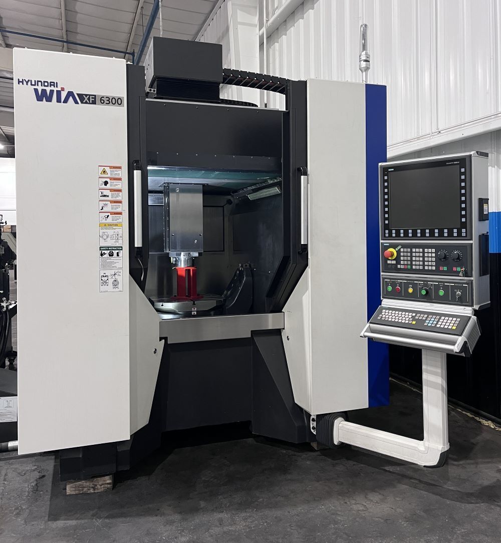 Hyundai Wia XF6300 5 Axis CNC Vertical Machining Center 1