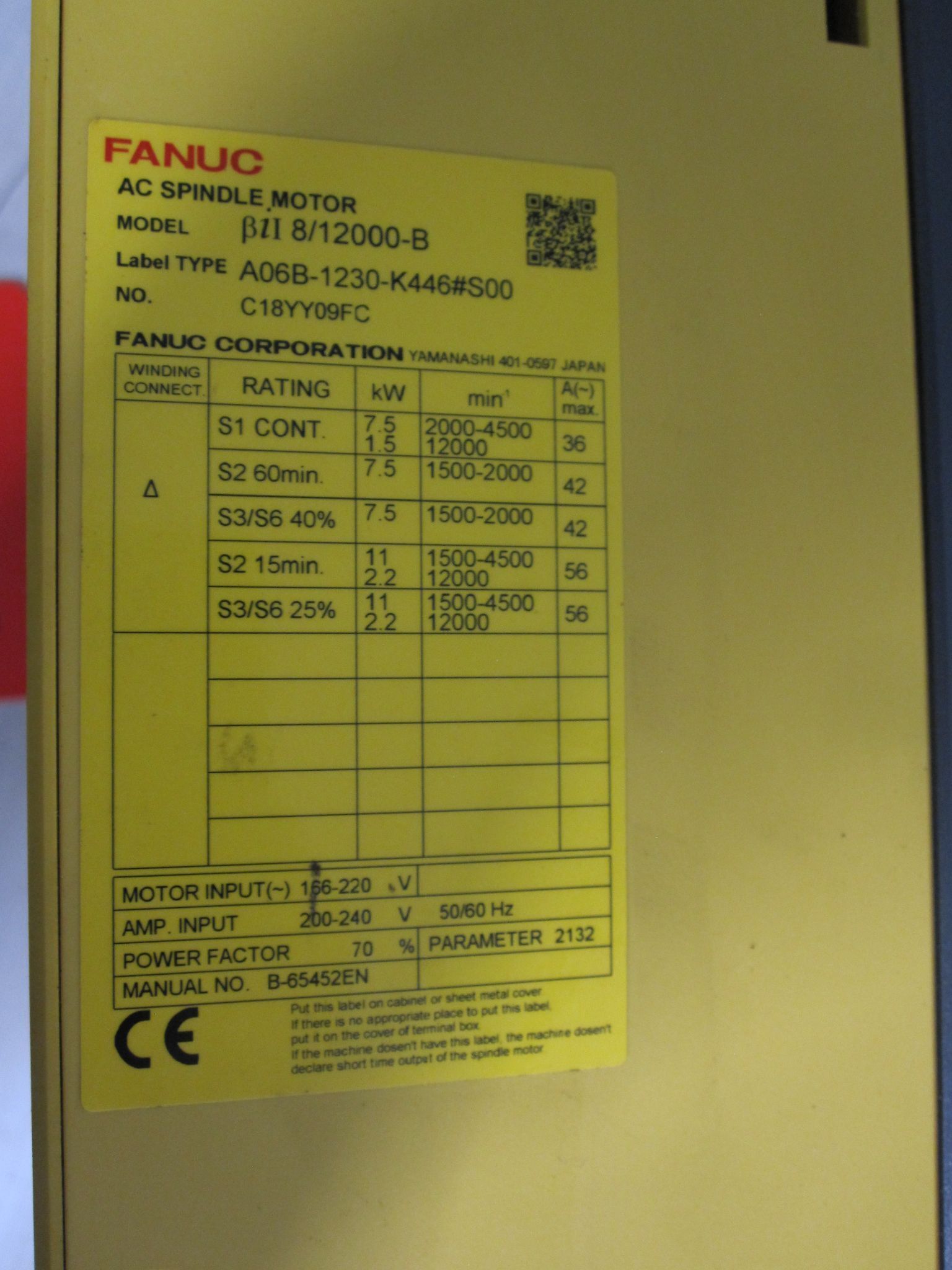 FANUC A06B-6321-H312 9