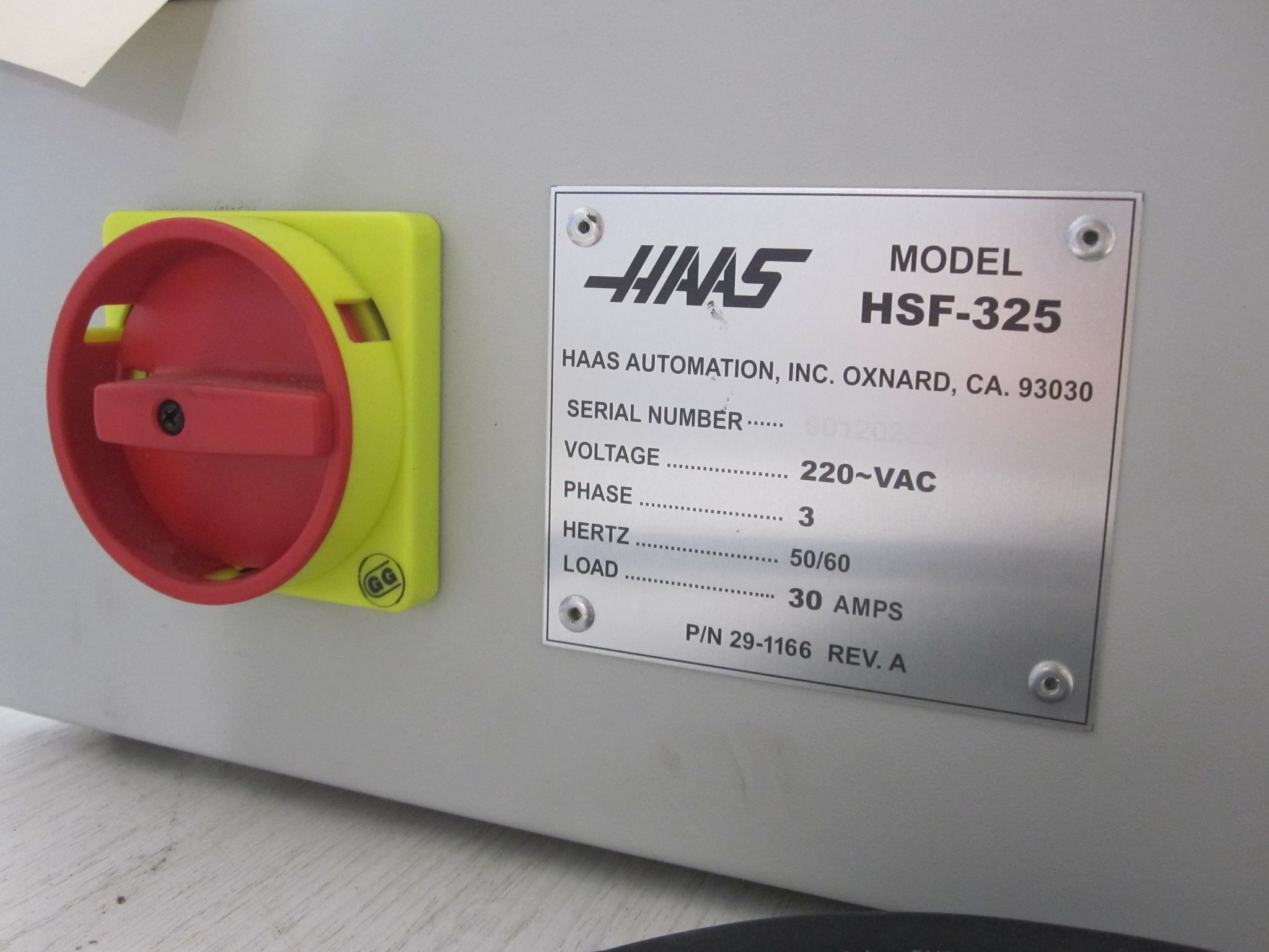 HAAS HSF-325 4