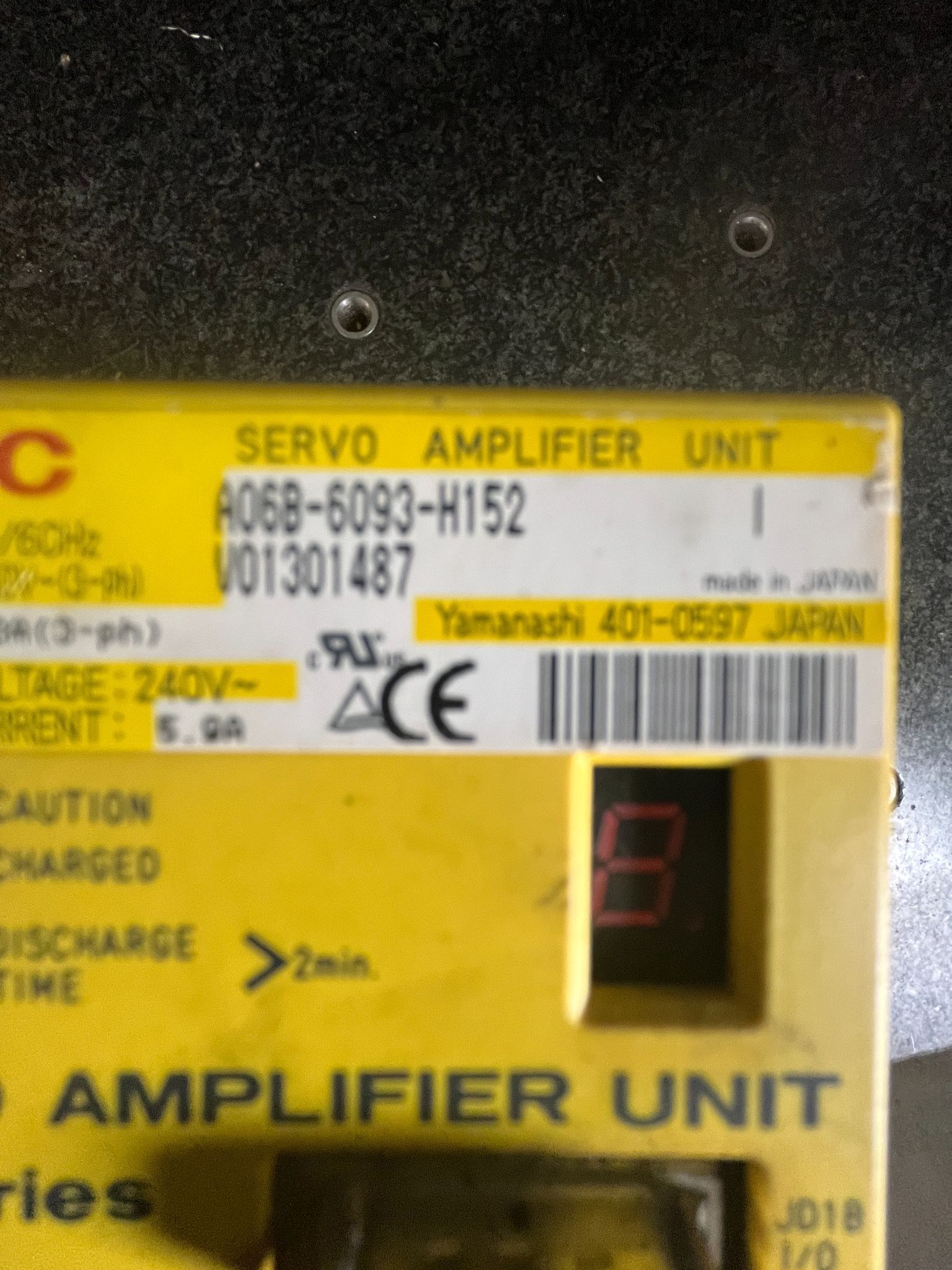 FANUC A06B-6093-H152 1