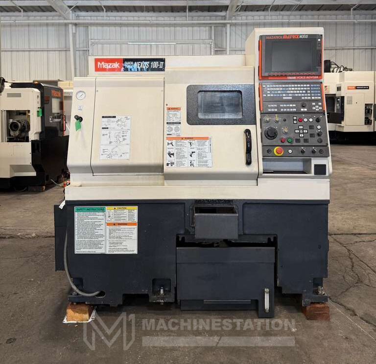 Mazak QTN 100-II CNC Turning Center - Tool Presetter Tailstock Lathe 1
