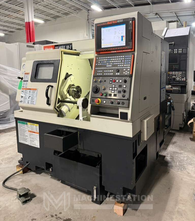 Mazak QTN 100-II CNC Turning Center - Tool Presetter Tailstock Lathe 2