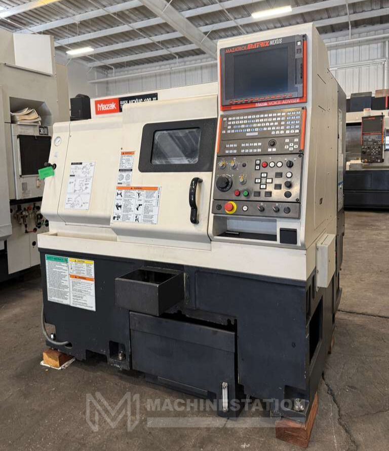 Mazak QTN 100-II CNC Turning Center - Tool Presetter Tailstock Lathe 4