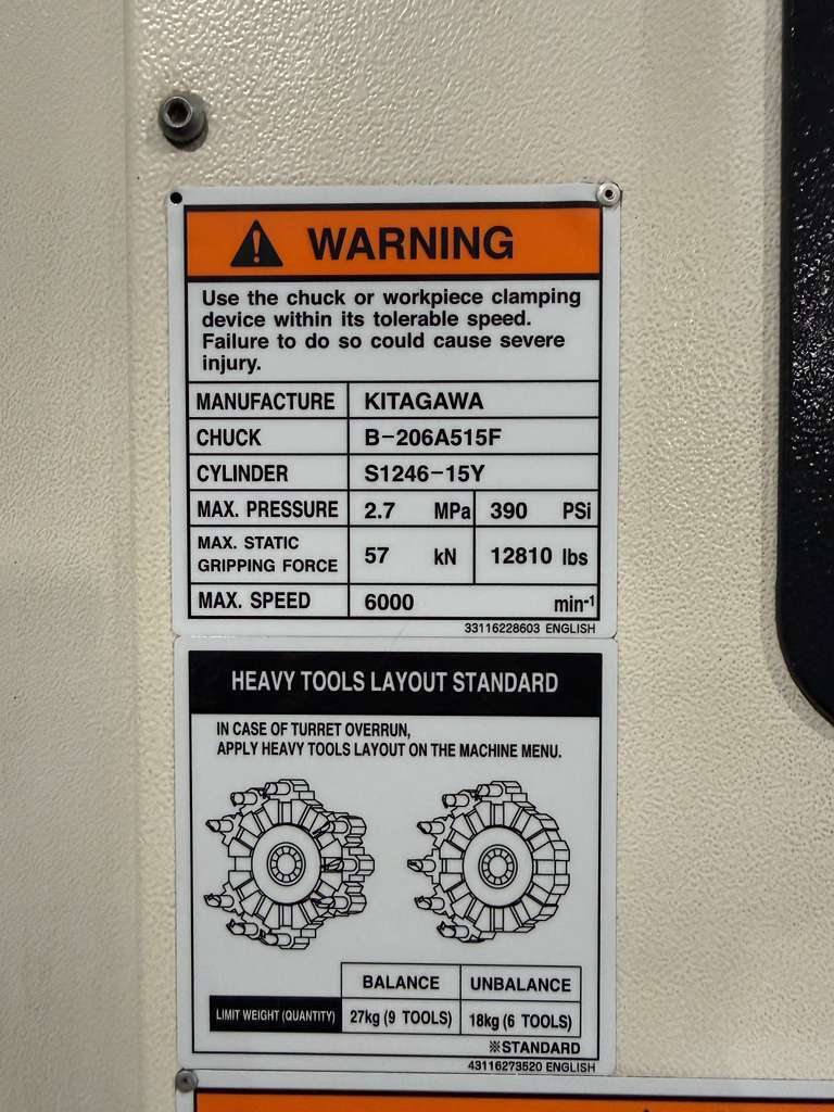 Mazak QTN 100-II CNC Turning Center - Tool Presetter Tailstock Lathe 15