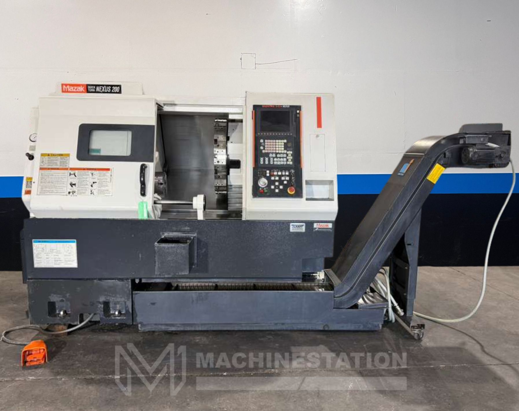 Mazak QTN 200 CNC Turning Center - 8" Chuck Tool Presetter Tailstock Lathe 0