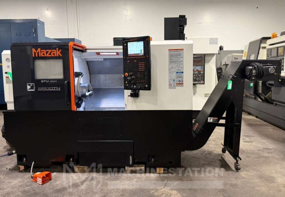 Mazak QTU-350M CNC Turning Center - 2017 C Axis Live Tool Lathe 0