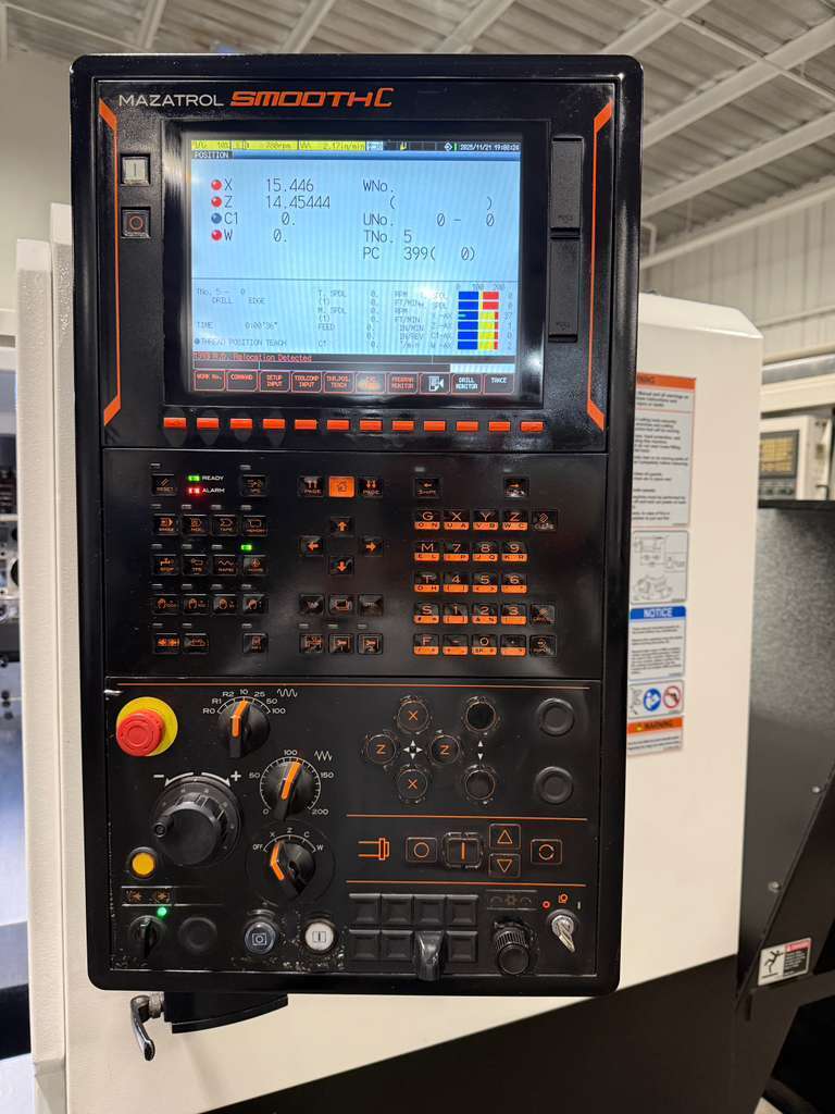 Mazak QTU-350M CNC Turning Center - 2017 C Axis Live Tool Lathe 6
