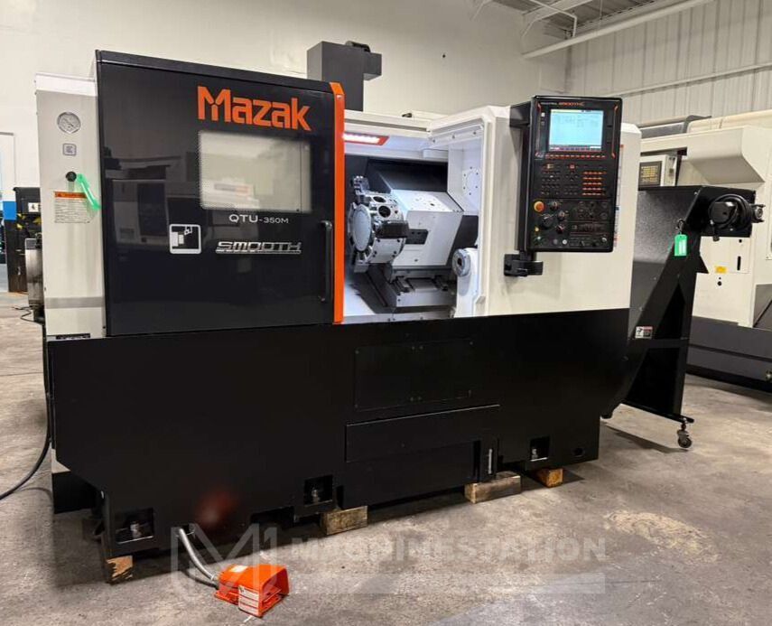 Mazak QTU-350M CNC Turning Center - 2017 C Axis Live Tool Lathe 1