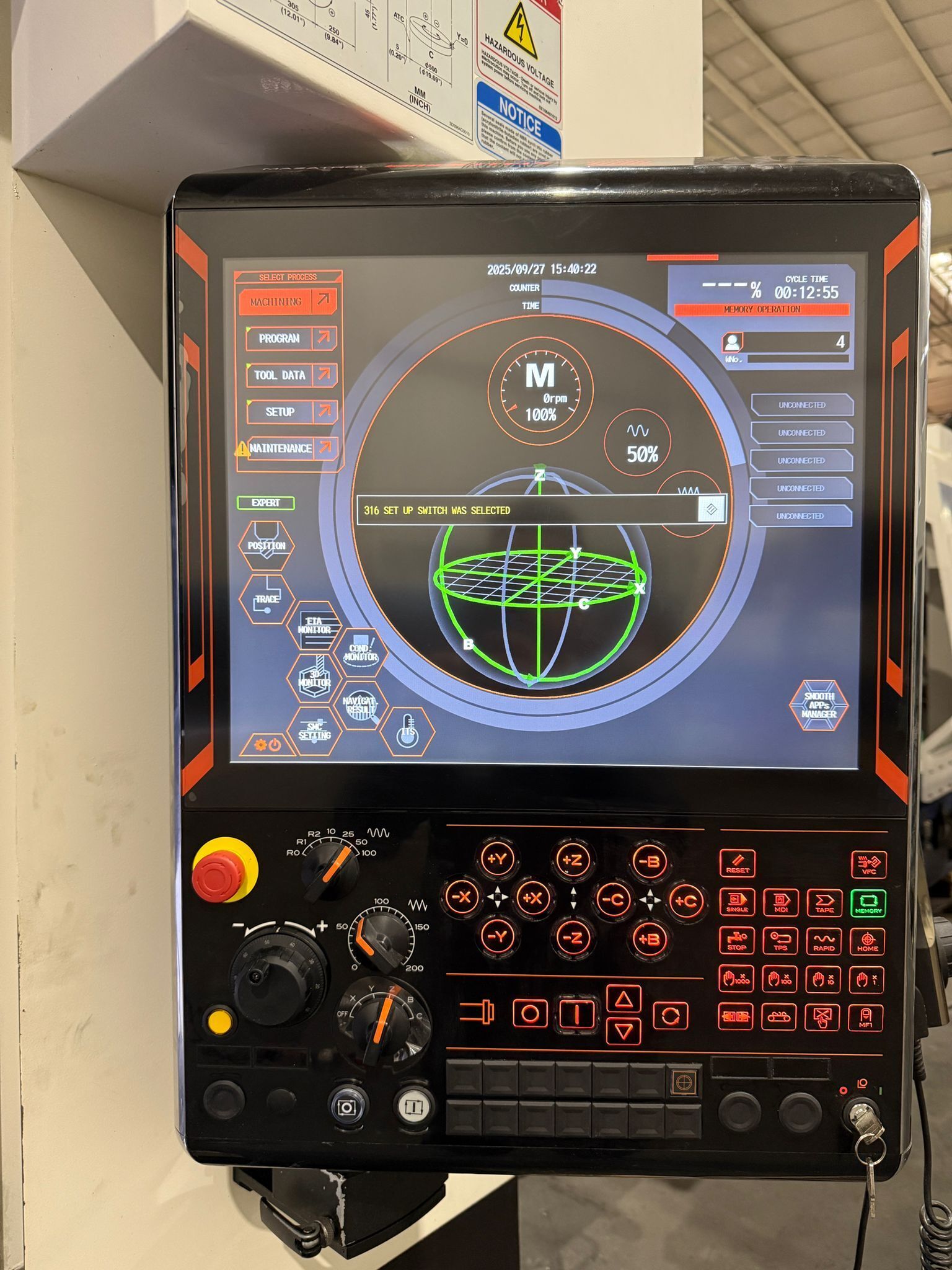 Mazak VC-500A/5X 5 Axis CNC Vertical Machining Center - 2019 Mill 5