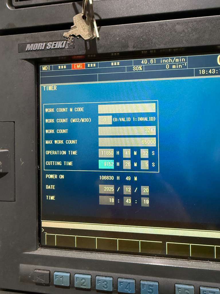 Mori Seiki DuraCenter 5 5-Axis CNC Vertical Machining Center - Mill 6