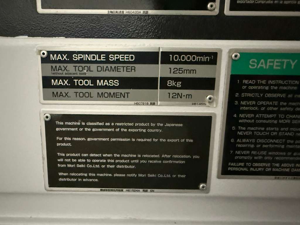 Mori Seiki DuraVertical 5100 CNC Vertical Machining Center - 4th Axis Mill 17