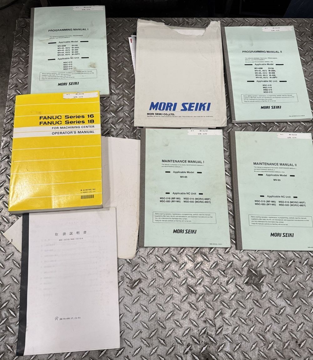 Mori Seiki MV-65/50 CNC Vertical Machining Center - Mill 18
