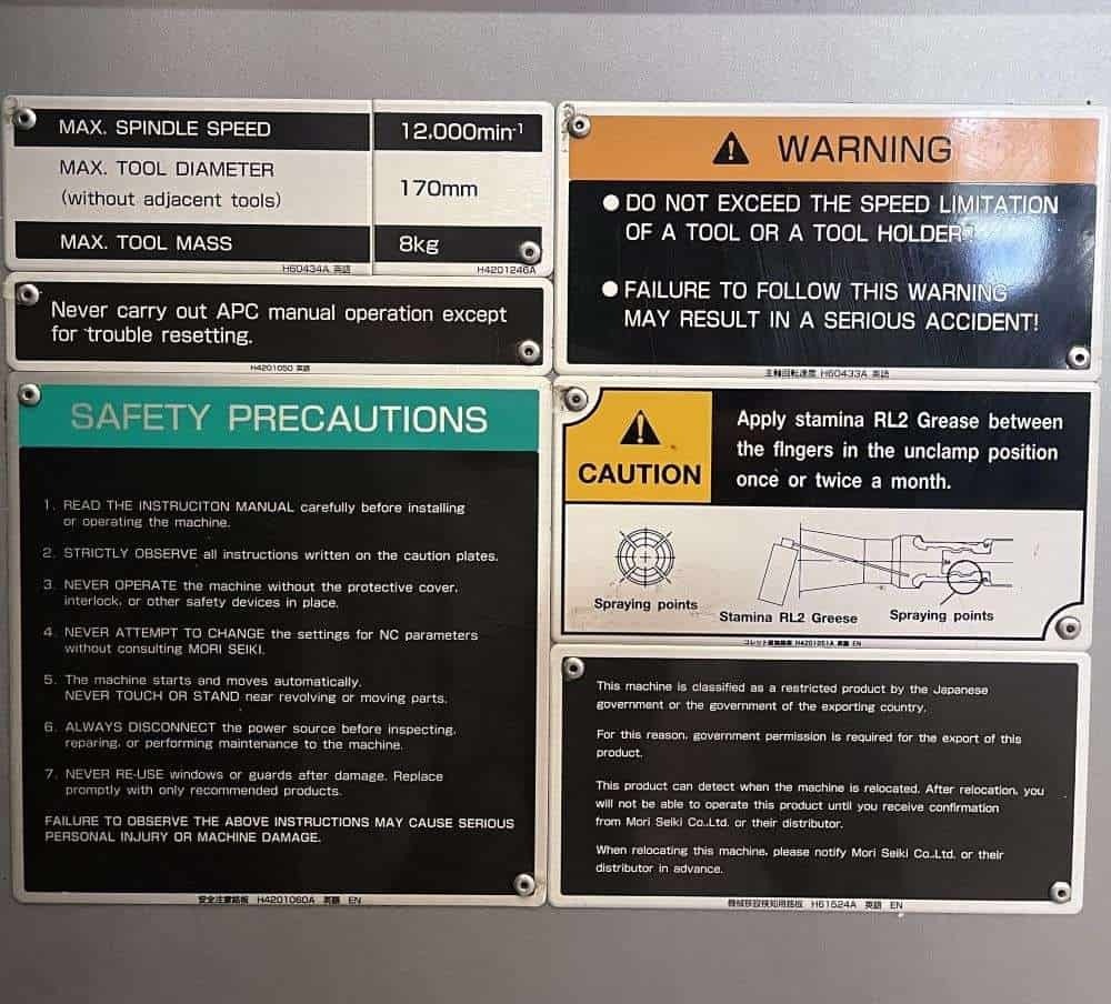 DMG Mori Seiki NHX-4000 Horizontal Machining Center - Full 4th Axis, TSC Mill 12