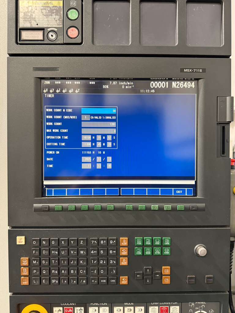 Used Mori Seiki NMV5000DCG 5 Axis CNC Universal Machining Center