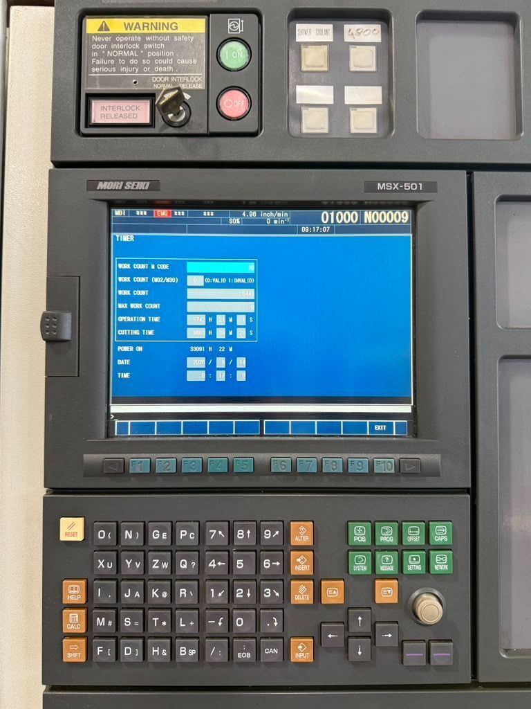 Mori Seiki NV4000 DCG CNC Vertical Machining Center - Pallet Changer Mill 4