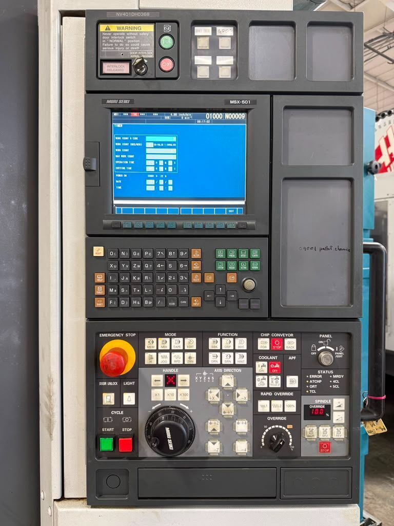 Mori Seiki NV4000 DCG CNC Vertical Machining Center - Pallet Changer Mill 3
