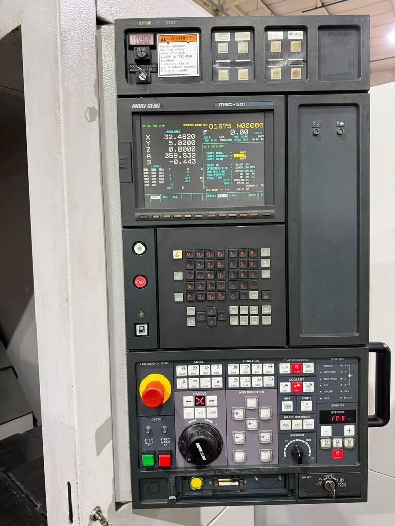 Mori Seiki SV-500B/40 CNC Vertical Machining Center - 4th & 5th Axis Ready Mill 6