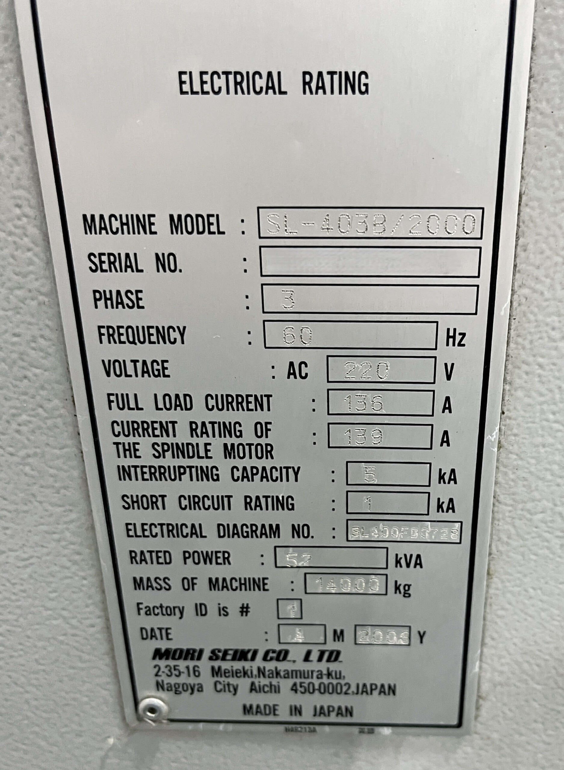 Mori Seiki SL403B 2000 (2)