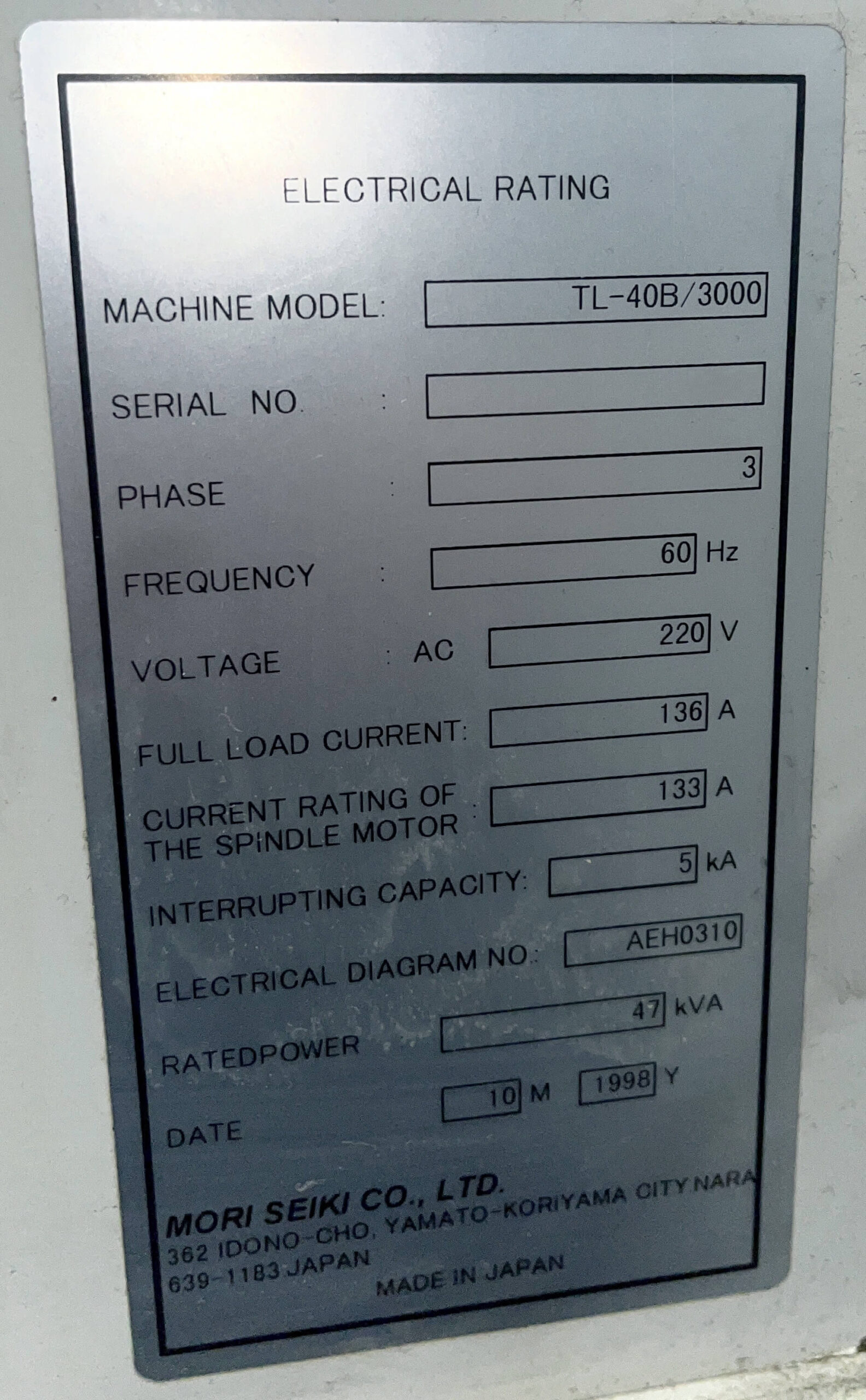 Mori Seiki TL 40B 3000 (3)