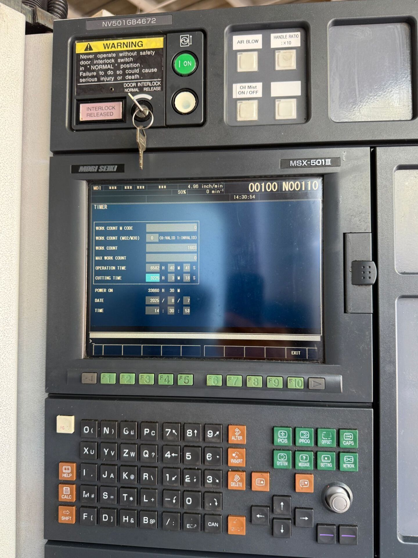 Mori Seiki NVD5000 α1B/40 CNC Vertical Machining Center - 20000 RPM Mill 3