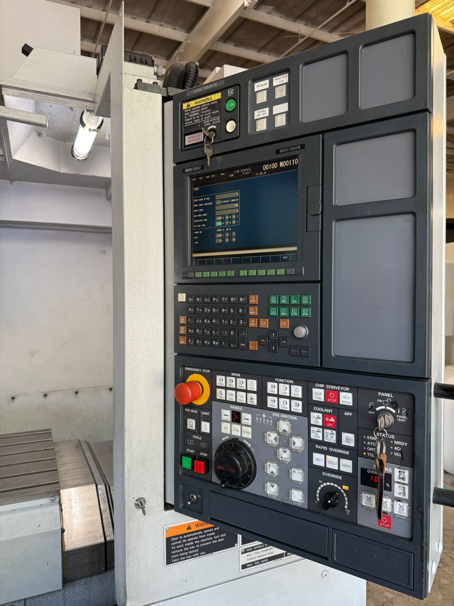 Mori Seiki NVD5000 α1B/40 CNC Vertical Machining Center - 20000 RPM Mill 1