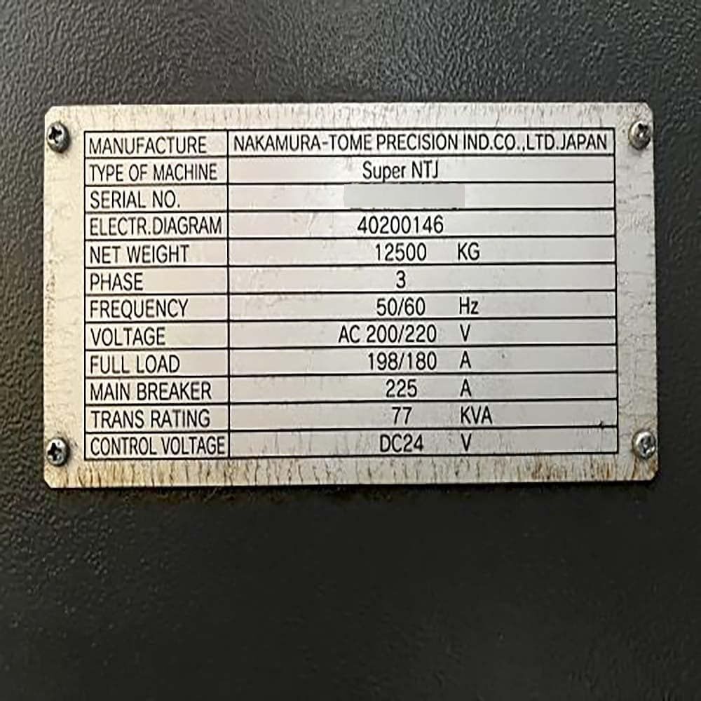 Nakamura Tome Super NTJ Multi Axis CNC Turning Center - Lathe 15