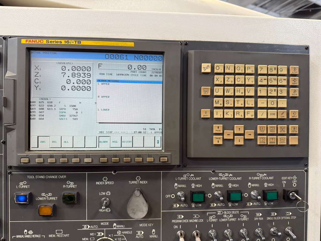 Nakamura-Tome WTS-150 Multi Axis CNC Turning Center - Lathe 7