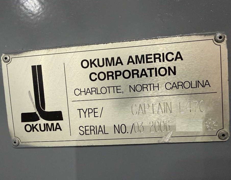Okuma Captain L470M CNC Turning Center - Live Tool C Axis Lathe 24