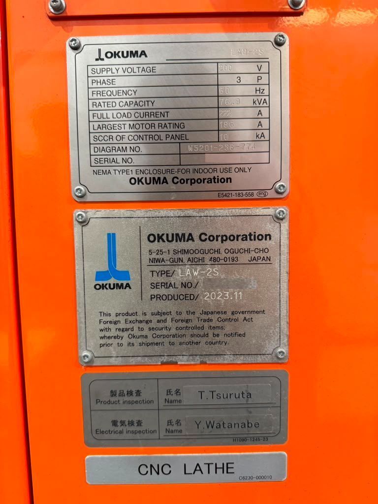 Okuma LAW-2S Wheelmaster 4-Axis Aluminum Wheel CNC Turning Center - 2023 Lathe 14