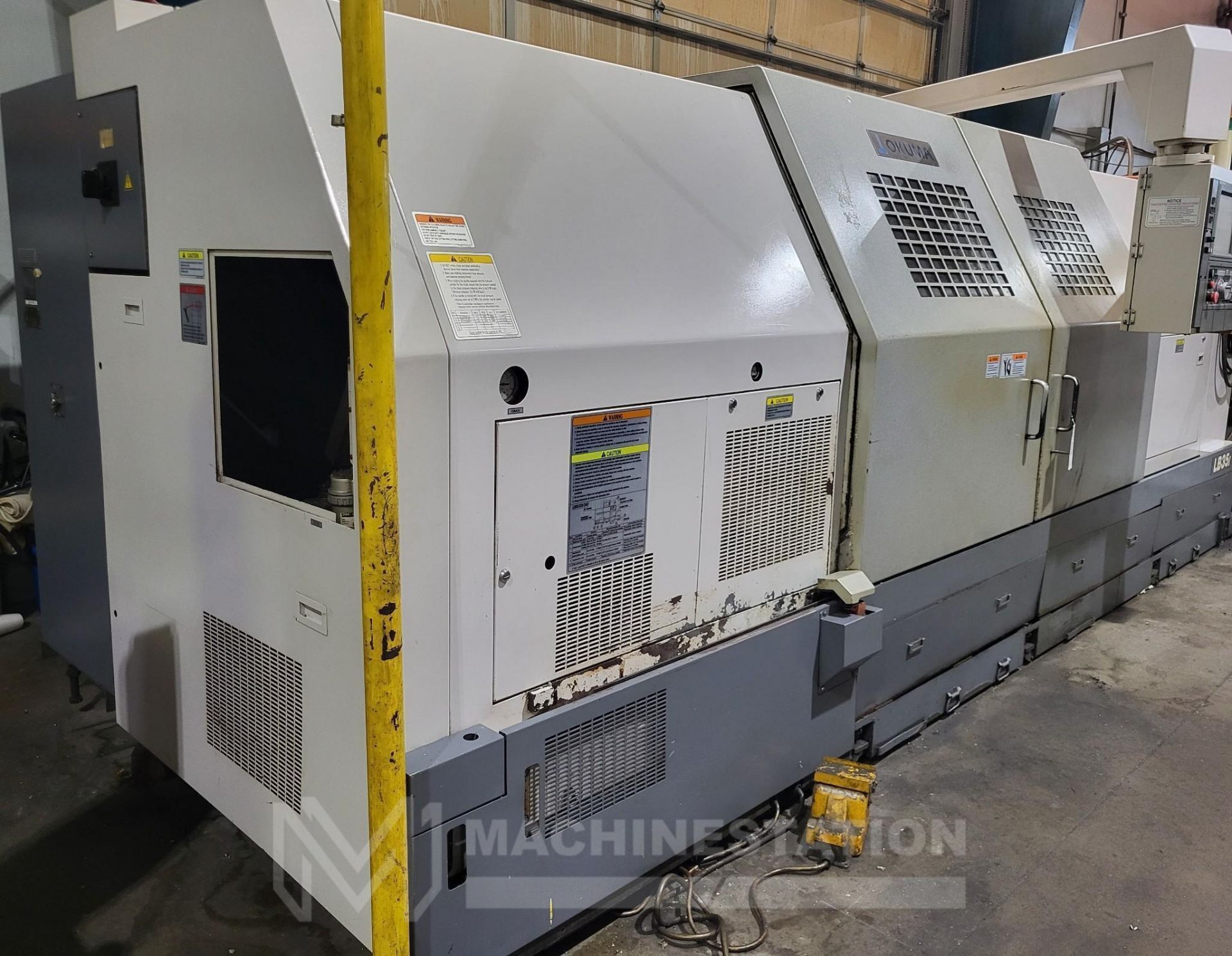 Okuma LB-35II CNC Turning Center - 15" Chuck Steady Rest Long Bed Lathe 1