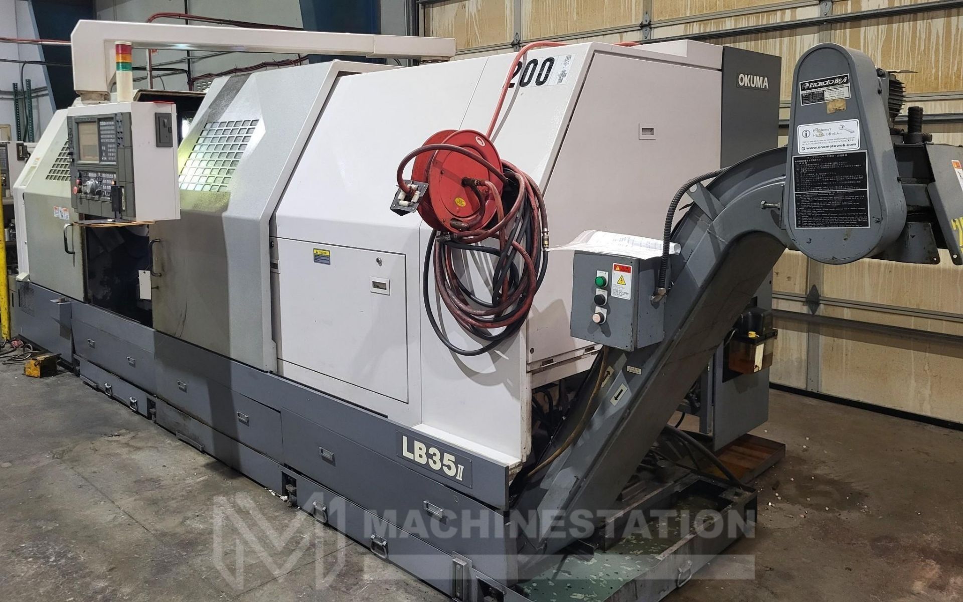 Okuma LB-35II CNC Turning Center - 15" Chuck Steady Rest Long Bed Lathe 2