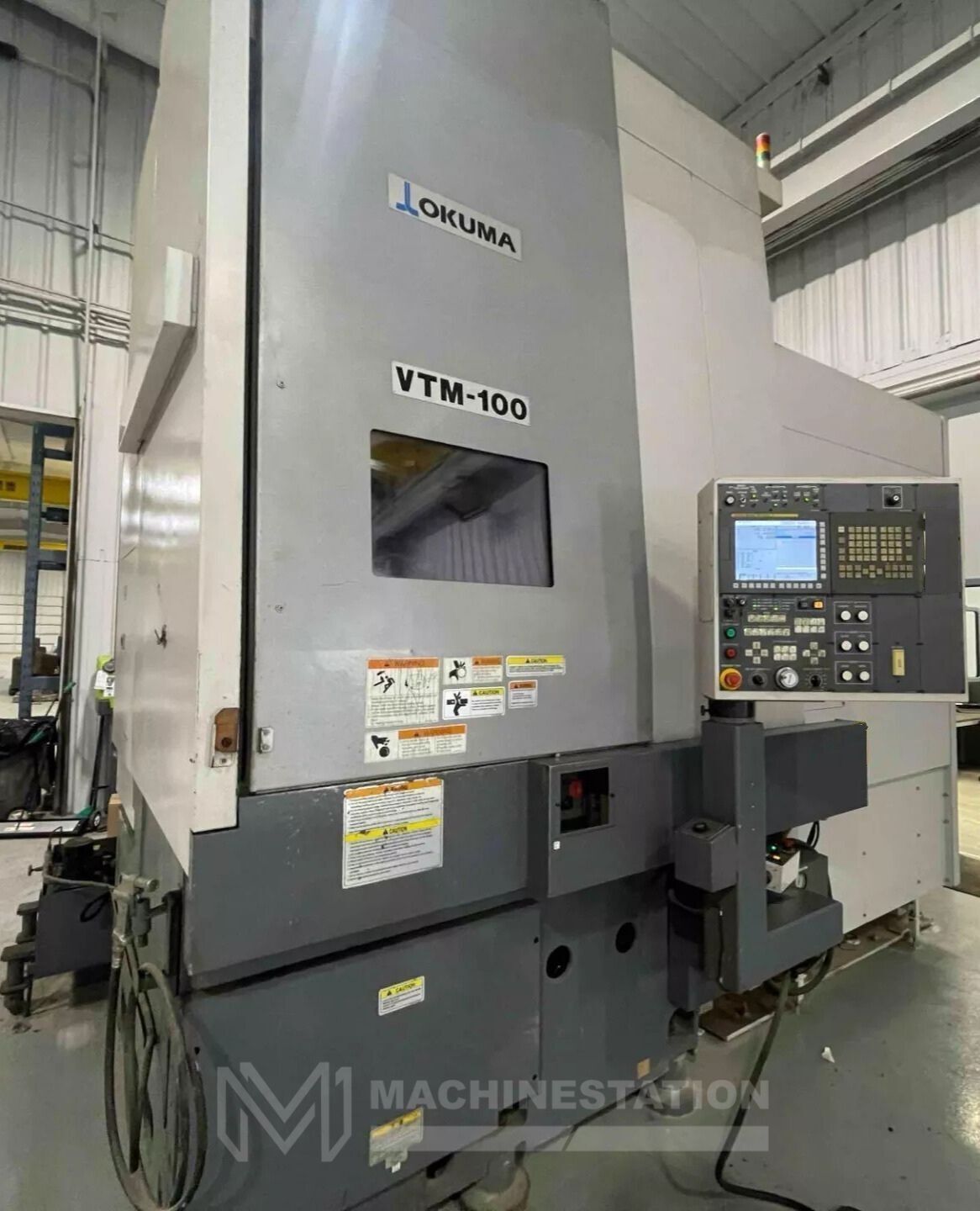 Okuma VTM-100 CNC Vertical Turning Center - Live Tool C Axis VTL 2