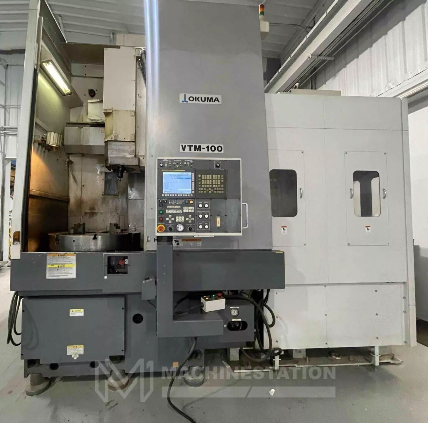 Okuma VTM-100 CNC Vertical Turning Center - Live Tool C Axis VTL 1