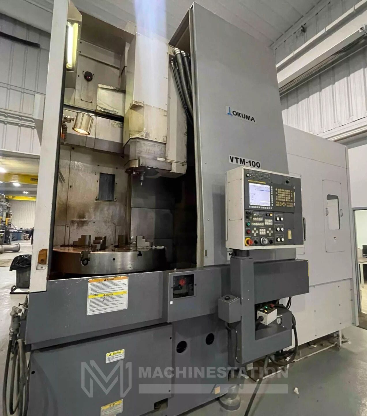 Okuma VTM-100 CNC Vertical Turning Center - Live Tool C Axis VTL 3