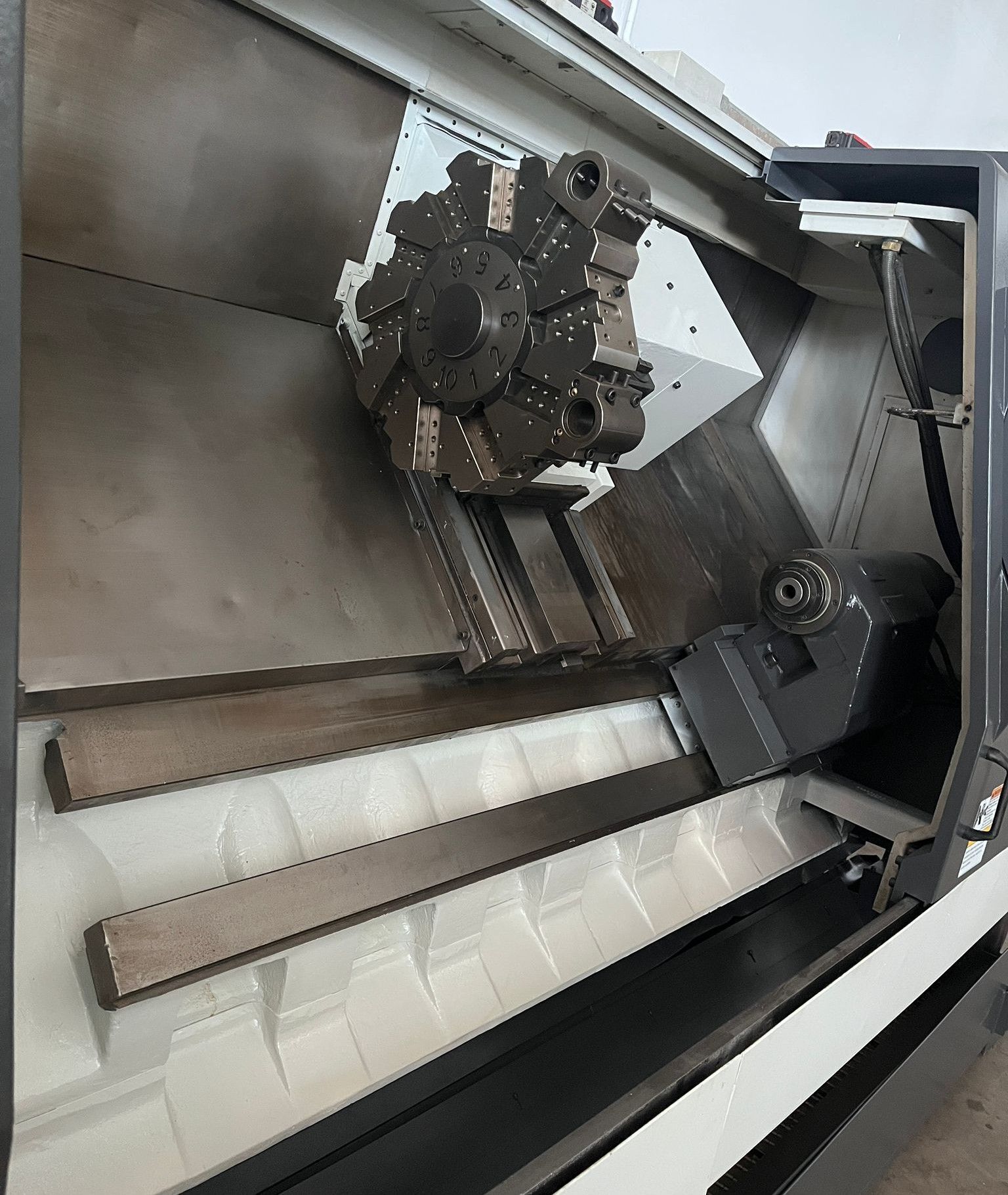 Samsung SL-35A/1500 CNC Turning Center - Long Bed Steady Rest Lathe 12